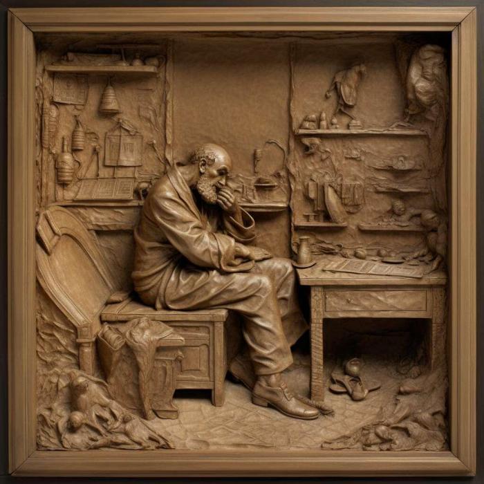 نموذج ثلاثي الأبعاد لآلة CNC 3D Art 